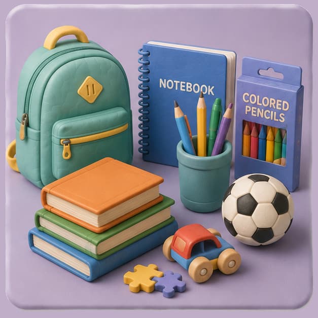 Stationery and games