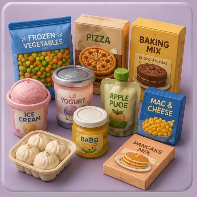Packed food