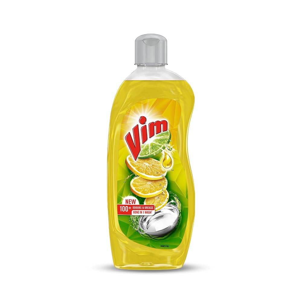 Vim Lemon Dishwash Gel Bottle