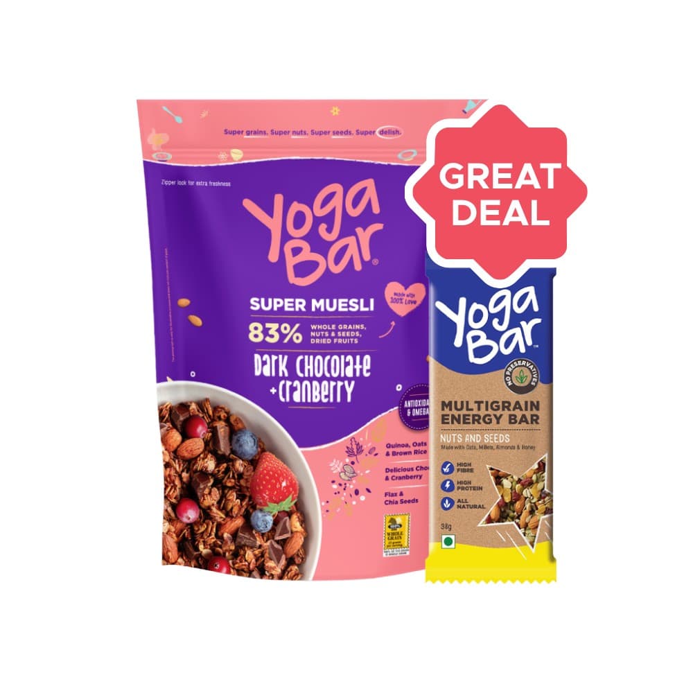 Yoga Bar Dark Chocolate Cranberry Energy Bar