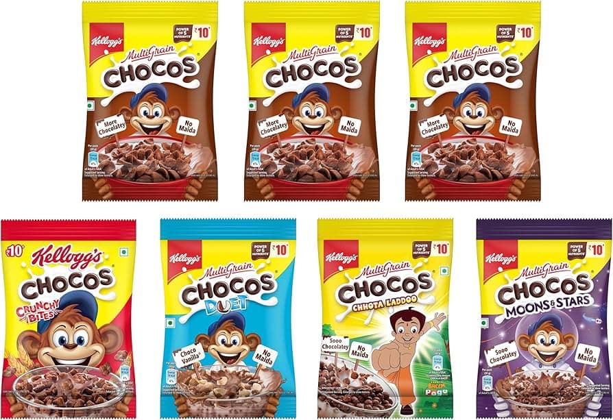 Kellogg's Multigrain Chocos Variety Pack