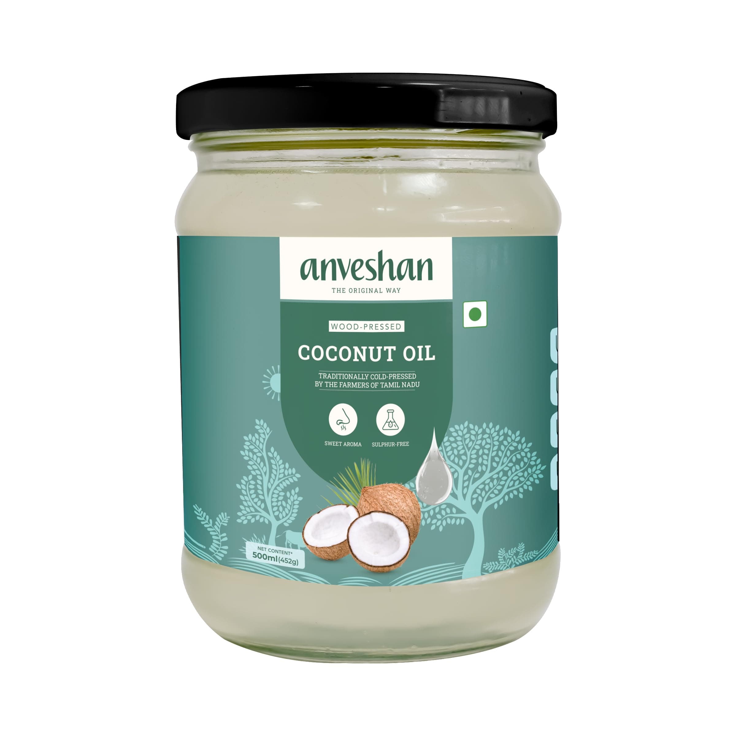 Anveshan Wood Pressed Coconut Oil